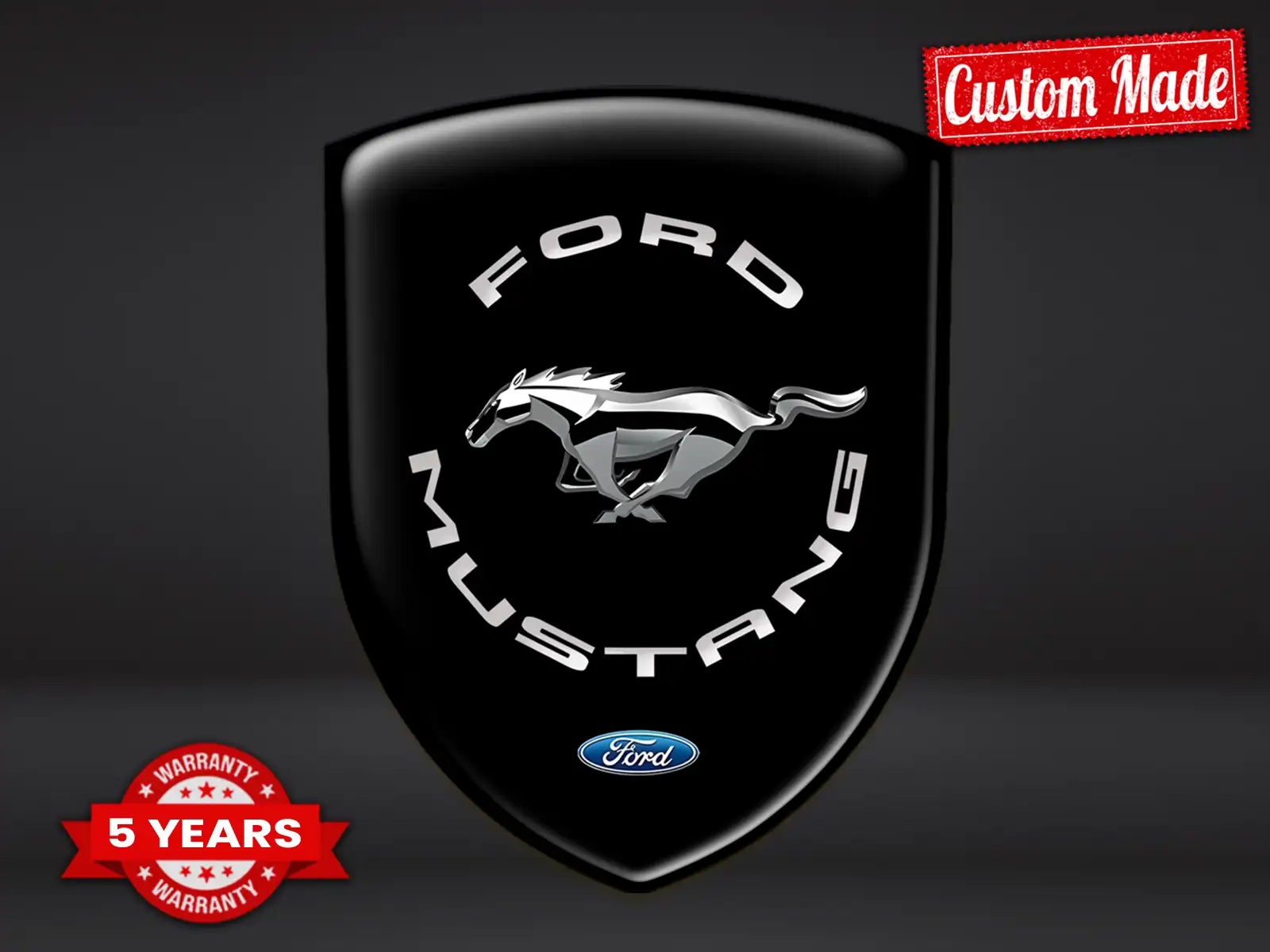 Ford Mustang Pegatinas Relieve Coche Resistentes Limitadas Universales